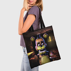 Сумка-шопер Five Nights at Freddy, цвет: 3D-принт — фото 2