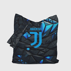 Сумка-шопер Blue logo Juventus, цвет: 3D-принт