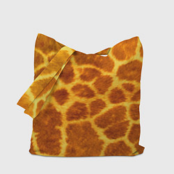 Сумка-шопер Шкура жирафа - текстура, цвет: 3D-принт