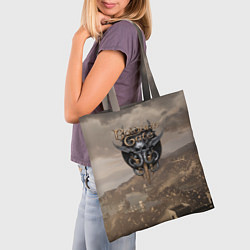 Сумка-шопер Baldurs Gate 3 Logo, цвет: 3D-принт — фото 2