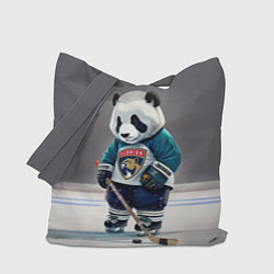 Сумка-шопер Panda striker of the Florida Panthers, цвет: 3D-принт