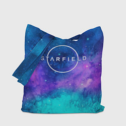 Сумка-шопер Starfield space logo, цвет: 3D-принт