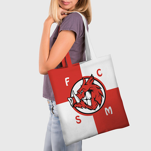 Сумка-шоппер FCSM мясо / 3D-принт – фото 3