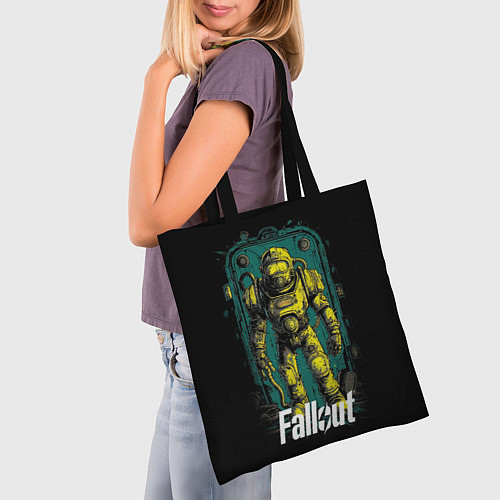 Сумка-шоппер Fallout poster style / 3D-принт – фото 3
