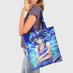 Сумка-шопер Touhou Project Cirno Чируно 9, цвет: 3D-принт — фото 2
