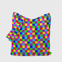 Сумка-шопер Разноцветные плитки, цвет: 3D-принт