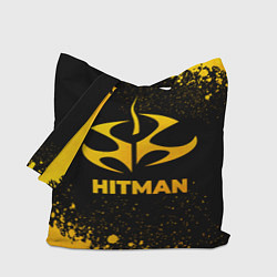 Сумка-шопер Hitman - gold gradient, цвет: 3D-принт