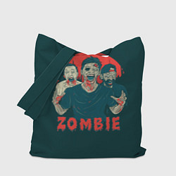 Сумка-шопер Zombie - день мертвеца, цвет: 3D-принт