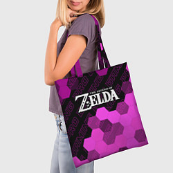 Сумка-шопер Zelda pro gaming посередине, цвет: 3D-принт — фото 2