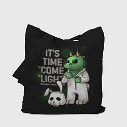 Сумка-шопер Время пришло - 2024, цвет: 3D-принт