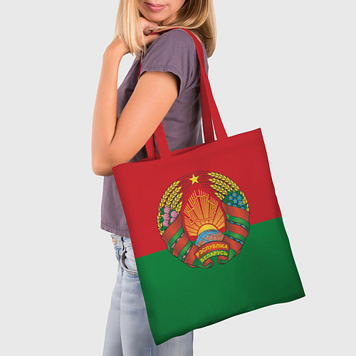 Сумка-шоппер Республика Беларусь / 3D-принт – фото 3