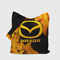 Сумка-шопер Mazda - gold gradient, цвет: 3D-принт