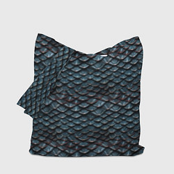 Сумка-шопер Dragon scale pattern, цвет: 3D-принт