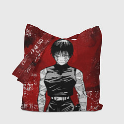 Сумка-шопер Магическая битва - Маки Зенин, цвет: 3D-принт