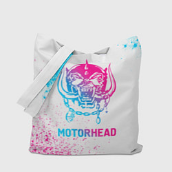 Сумка-шопер Motorhead neon gradient style, цвет: 3D-принт