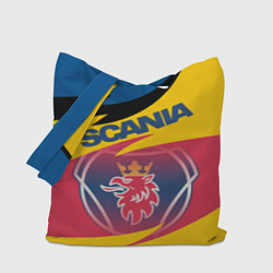 Сумка-шопер Scania logo, цвет: 3D-принт