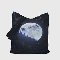 Сумка-шопер Рождественская ночь, цвет: 3D-принт