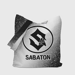 Сумка-шопер Sabaton glitch на светлом фоне, цвет: 3D-принт