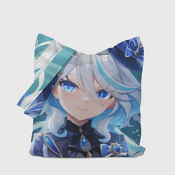 Сумка-шопер Genshin Impact Furina Smile, цвет: 3D-принт