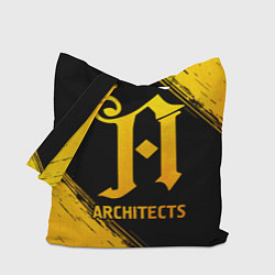 Сумка-шопер Architects - gold gradient, цвет: 3D-принт