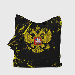 Сумка-шопер Россия империя герб рф, цвет: 3D-принт
