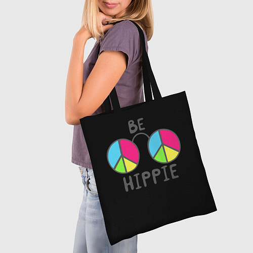 Сумка-шоппер Be hippie / 3D-принт – фото 3