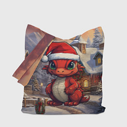 Сумка-шоппер Дракоша 2024 новогодний символ года