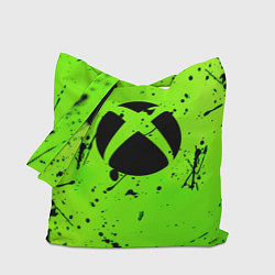Сумка-шопер Xbox кислотный стиль, цвет: 3D-принт