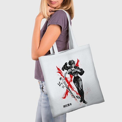 Сумка-шоппер Maki Zenin - Jujutsu kaisen / 3D-принт – фото 3