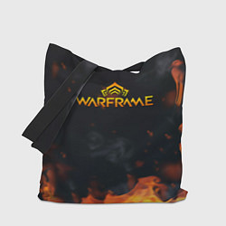 Сумка-шопер Warframe шутер flame, цвет: 3D-принт