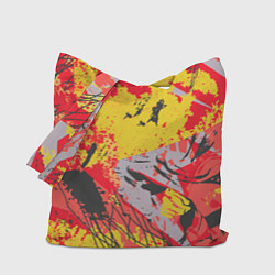 Сумка-шопер Abstractionism pattern, цвет: 3D-принт