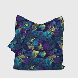Сумка-шопер Abstract vector pattern, цвет: 3D-принт