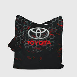 Сумка-шопер Toyota краски броня, цвет: 3D-принт