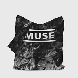 Сумка-шопер Muse black graphite, цвет: 3D-принт