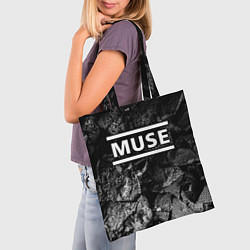 Сумка-шопер Muse black graphite, цвет: 3D-принт — фото 2