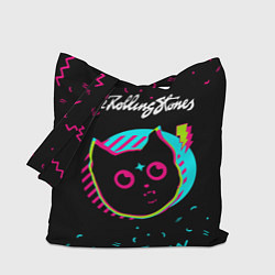 Сумка-шопер Rolling Stones - rock star cat, цвет: 3D-принт