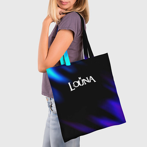 Сумка-шоппер Louna neon bend / 3D-принт – фото 3