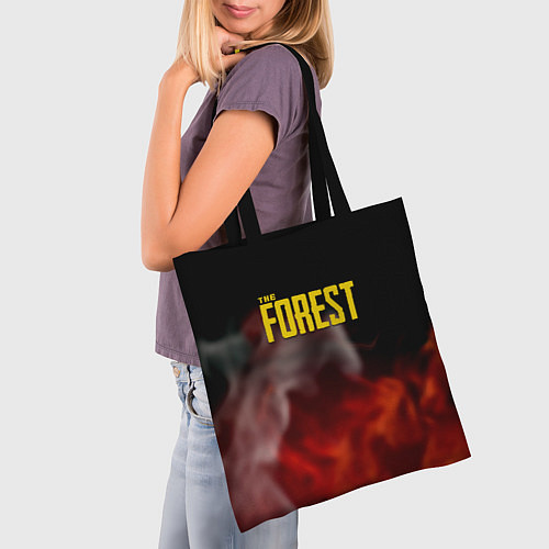 Сумка-шоппер Forest fire game / 3D-принт – фото 3