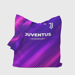 Сумка-шопер Juventus legendary sport grunge, цвет: 3D-принт