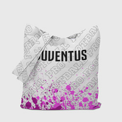 Сумка-шопер Juventus pro football посередине, цвет: 3D-принт