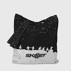 Сумка-шопер Skillet rock music band, цвет: 3D-принт