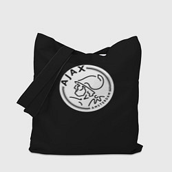 Сумка-шопер Ajax fc белое лого, цвет: 3D-принт