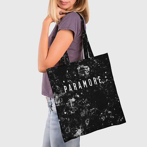 Сумка-шоппер Paramore black ice / 3D-принт – фото 3