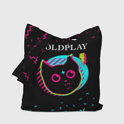 Сумка-шопер Coldplay - rock star cat, цвет: 3D-принт