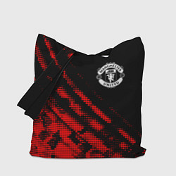 Сумка-шопер Manchester United sport grunge, цвет: 3D-принт