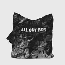 Сумка-шопер Fall Out Boy black graphite, цвет: 3D-принт