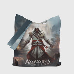 Сумка-шопер Assassins creed poster game, цвет: 3D-принт