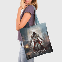 Сумка-шопер Assassins creed poster game, цвет: 3D-принт — фото 2