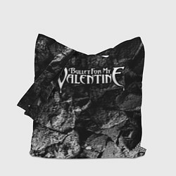 Сумка-шопер Bullet For My Valentine black graphite, цвет: 3D-принт