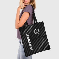 Сумка-шопер Volkswagen sport metal, цвет: 3D-принт — фото 2